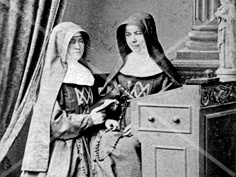 Mary MacKillop and Sr Josephine McMullen 1869 BW